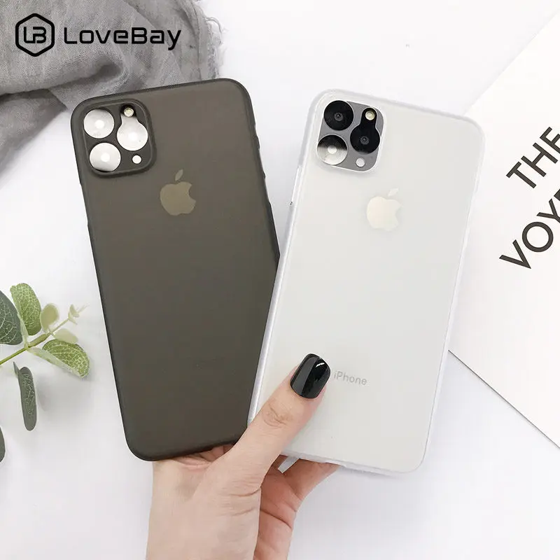 Ультра Dunne Telefoon чехол для iPhone 11 Pro Max 7 8 6 6s Plus X XR XS max противоударный тонкий матовый