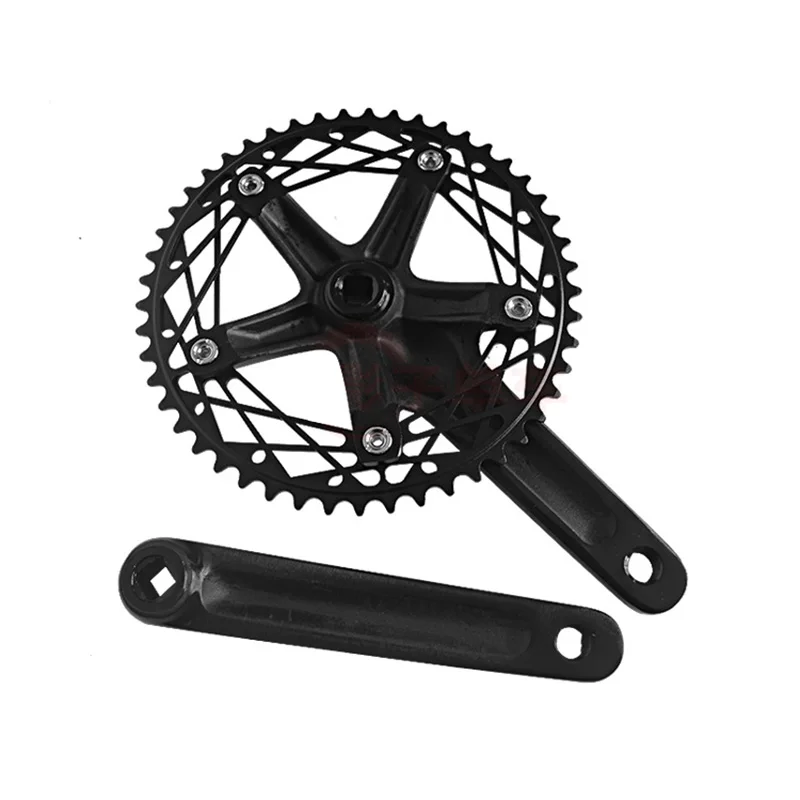 Трековый фиксированный велосипед Crankset 49T BCD144 алюминиевый односкоростной цепной колесник на дорожном фиксированном переднем колесе