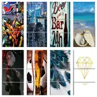 Современный Виниловый фон для фотографирования с изображением города