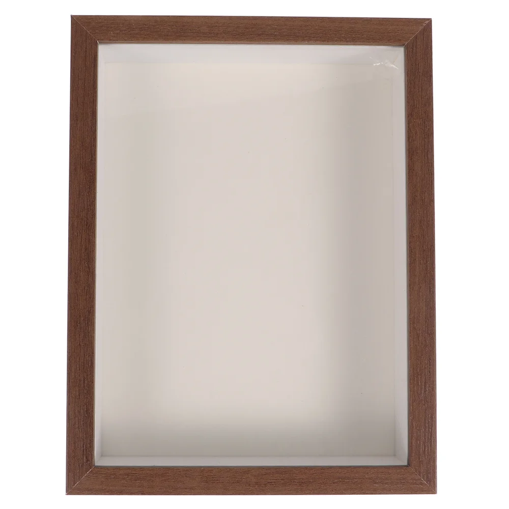 

1Pc Wooden Picture Frame Creative Specimen Holder Dried Floral Photo Frame Adorn