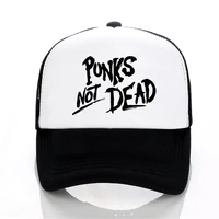 punk anarchy baseball cap fashion brand unisex punks not dead hip hop hat adjustable men women snapback hat bone