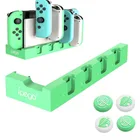 Зарядное устройство для геймпадов Nintendo Switch Joy-Con, зарядная базовая станция для Nintendo Switch Joy-Con индикаторная стойка на 4 джойстика