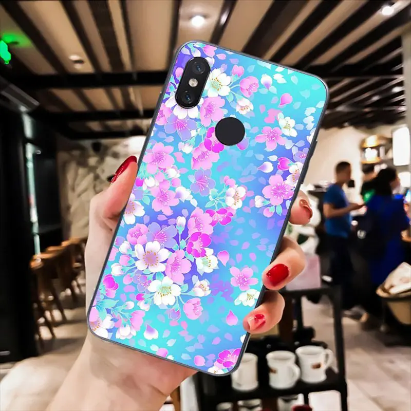 A12 MaiYaCa красная бабочка на белой розы цветок чехол для телефона для Xiaomi Redmi8 4X 6A S2 5A Redmi 5 5Plus Note7 8Pro 7A 6A - Цвет: A12