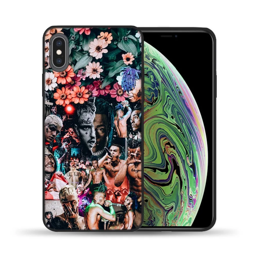 Чехол для телефона из мягкого ТПУ Rap Singer Lil Peep Xxxtentacion силиконовые чехлы iPhone X XS XR MAX 7