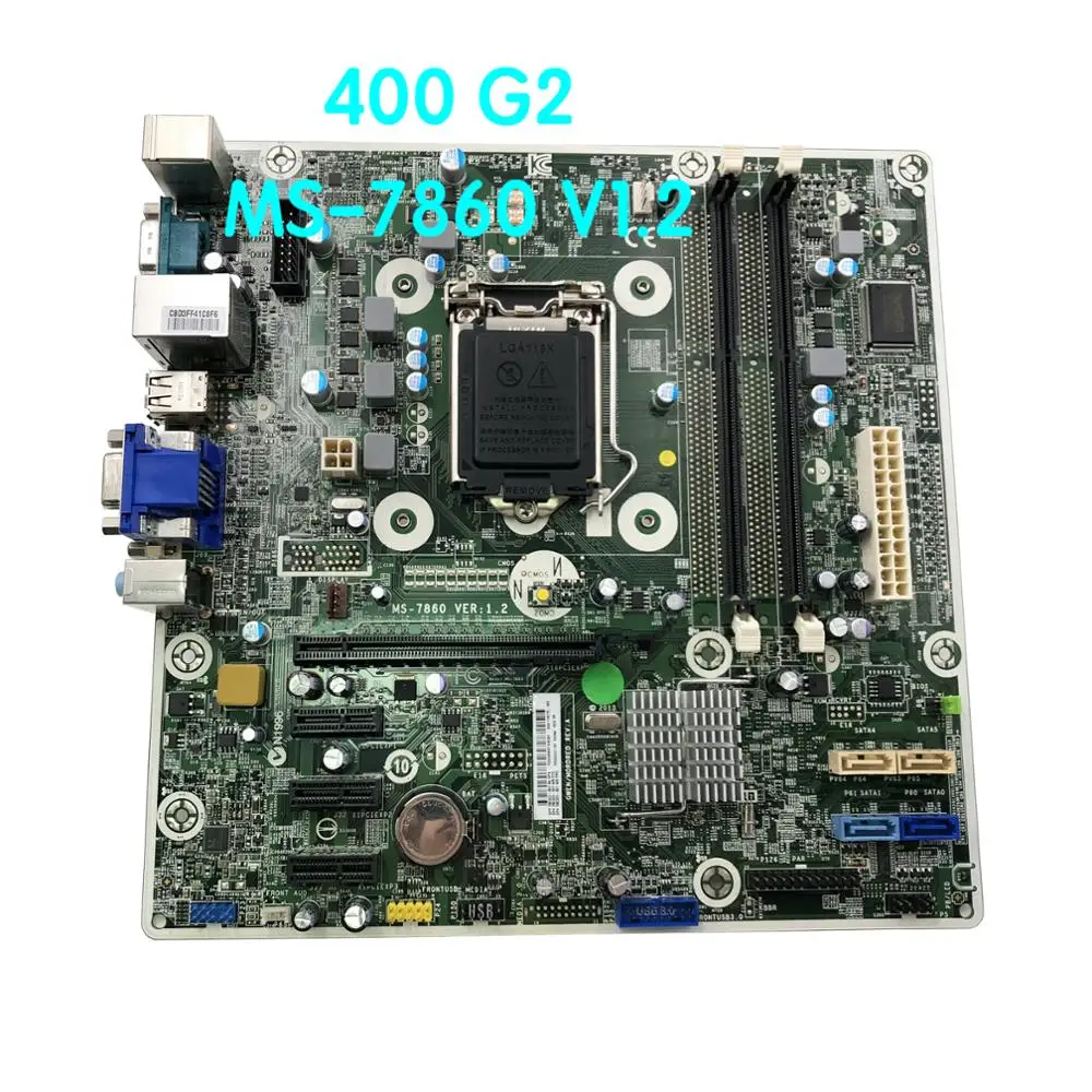 

Подходит для HP 400 G2 MS-7860 V1.2 настольная материнская плата 780323-001 780323-501 718775-002материнская плата 100% протестирована полностью