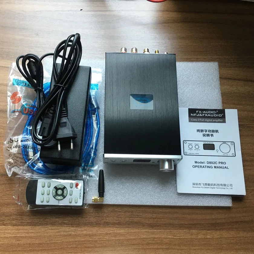 FX D802C PRO беспроводной Bluetooth версия вход USB/AUX/оптический/коаксиальный чистый