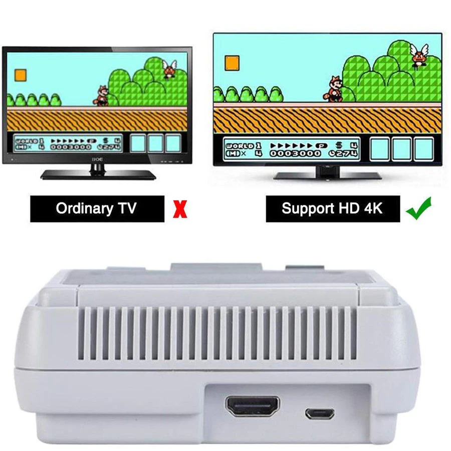 Super SNES Mini HD family tv 8 бит игровая консоль Ретро Классический выход портативный