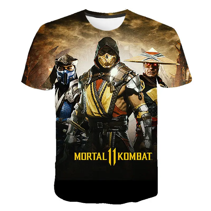 Новая футболка Mortal Kombat 3D для мужчин и женщин 2020 модная женщин|Мужские футболки| |