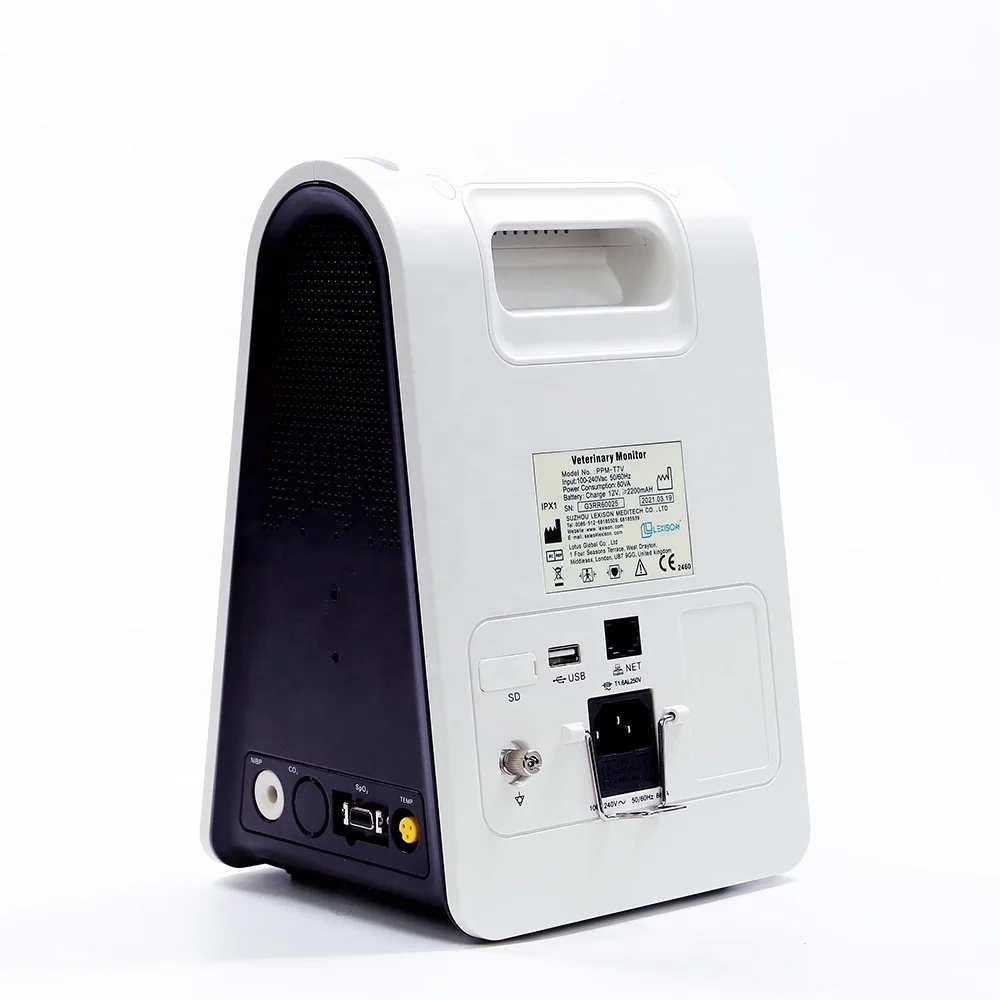 

Veterinary Equipment: PPM-T7V 7inch Professional Veterinary use Blood Pressure Vital Signs Monitor