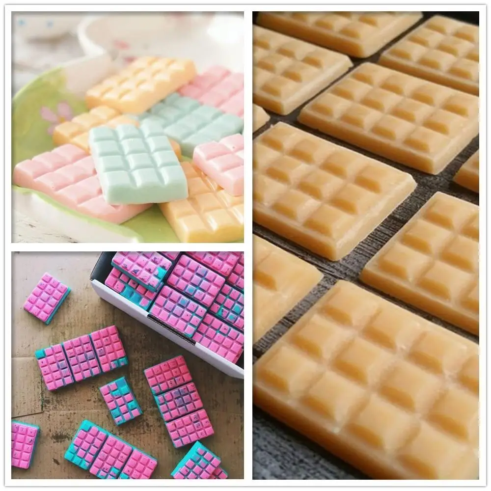 

Waffle Silicone Candy Chocolate Cake Cookie Cupcake Molds Soap Mould DIY Rectangle Square Chocolate mold
