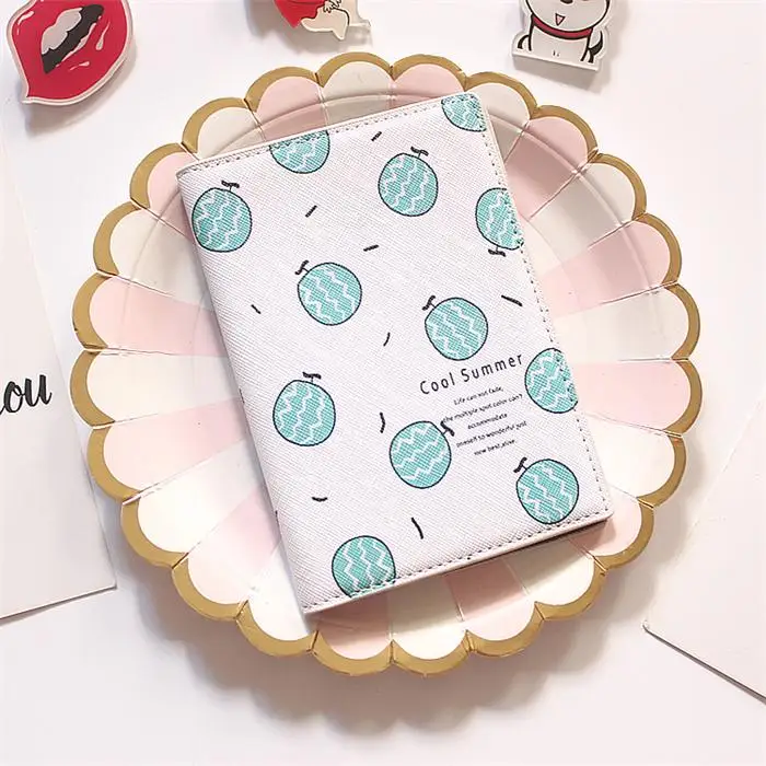 Latest style Различные фрукты путешествия Обложка для паспорта 14*10 см из искусственной кожи держатель паспорта кредитный держатель для карт, сумка для карт, бизнес Porte Carte простой - Цвет: Latest style