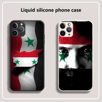 syrian flag phone case for iphone 13 12 11 mini pro xs max xr 8 7 6 6s plus x 5s se 2020