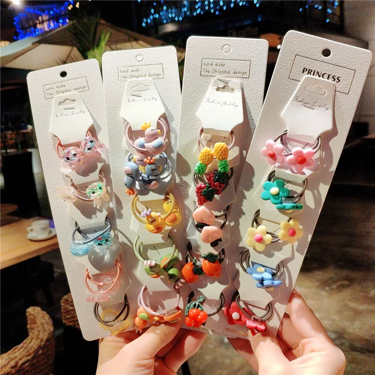 ET78 Новый обруч для волос маленькая резинка девочек милый мультяшный головной