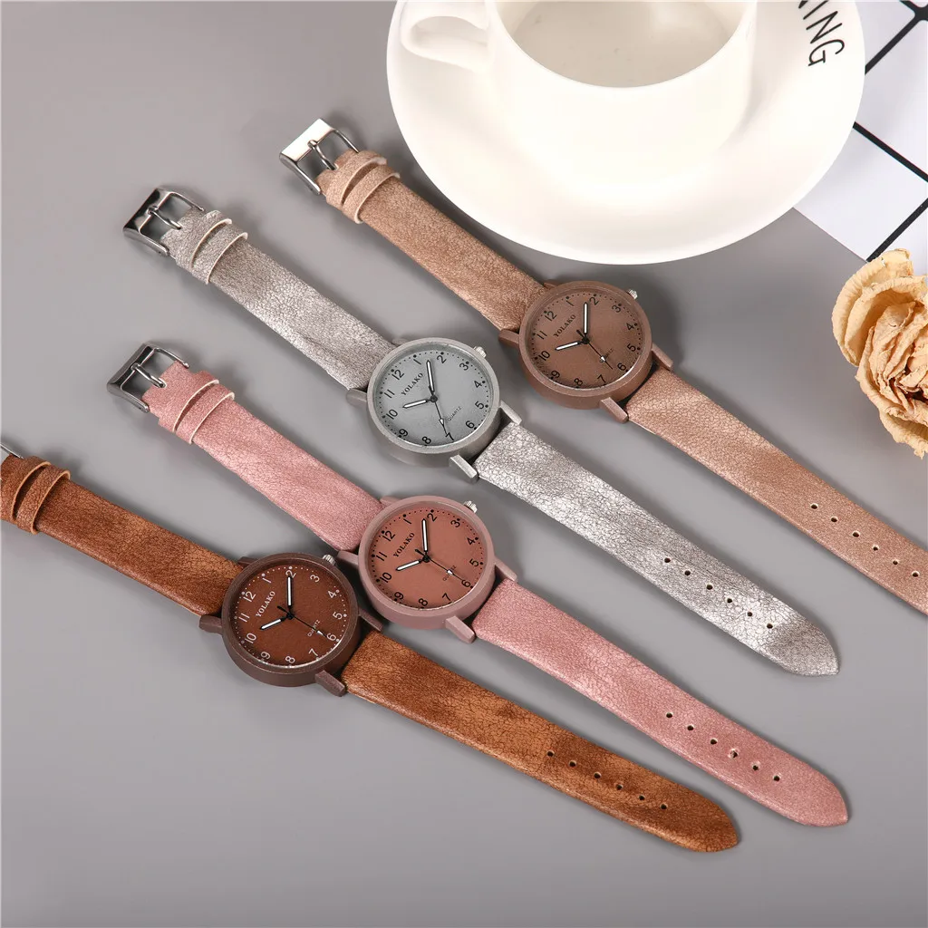 

Top Brand Women's Watches Fashion Leather Wrist Watch Women Watches Ladies Watch Clock Gift zegarek damski Relojes Mujer 2019