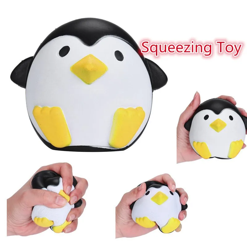 

Cute Penguins Squeeze Toys Slow Rising Cream Scented Decompression Toys Adults Kids Stress Reliever Funny Doll Toys To