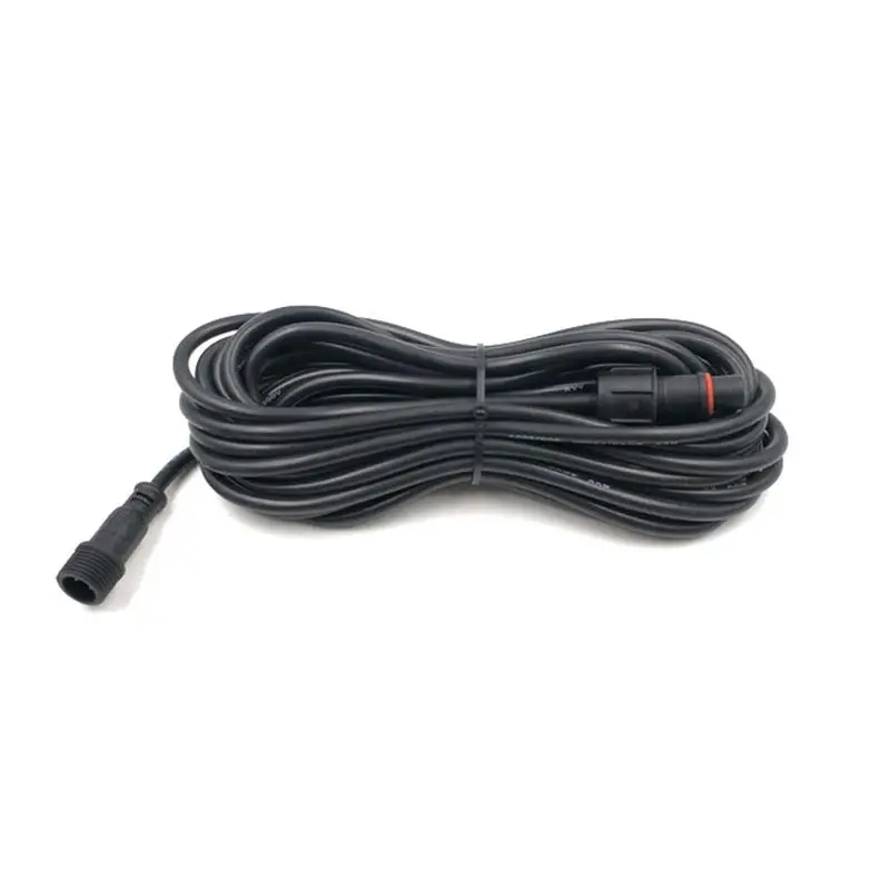 ETOP 10 шт./партия 7,6 м/25 футов 3 ядра черный 18 awg ip65 водонепроницаемый кабель-удлинитель с 13,5 мм/18,5 мм/xconnect разъемами