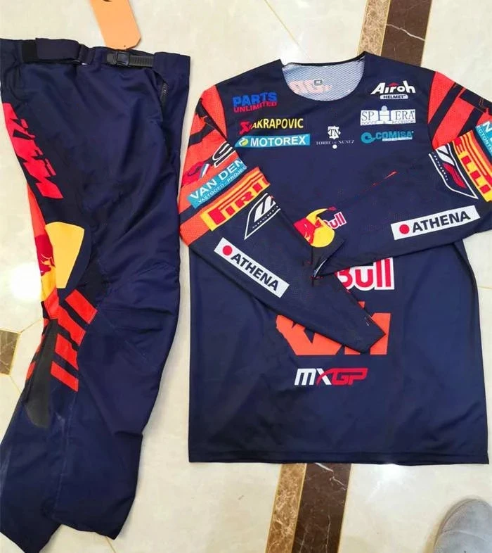 

New 2020 Factory Racing Team Motorcycle Jersey And Pants Top ATV BMX Moto Motocross Gear Set MX Jersey Set