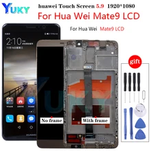 or HUAWEI Mate 9 LCD Display Touch Screen Digitizer For Huawei Mate 9 LCD With Frame Mate9 MHA-L09 MHA-L29 Screen Replacement