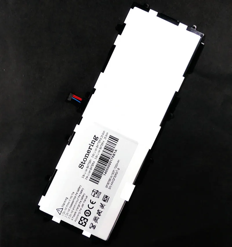 

Stonering 7000mAh Battery For Samsung Galaxy Note 10.1 Tab 2 P5100 P5110 P7500 P7510 N8000 N8010 SP3676B1A(1S2P) Batterie