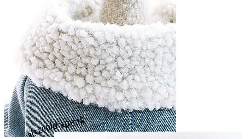 S-XXL зимнее теплое джинсовое пальто с хлопковой подкладкой для питомцев маленьких