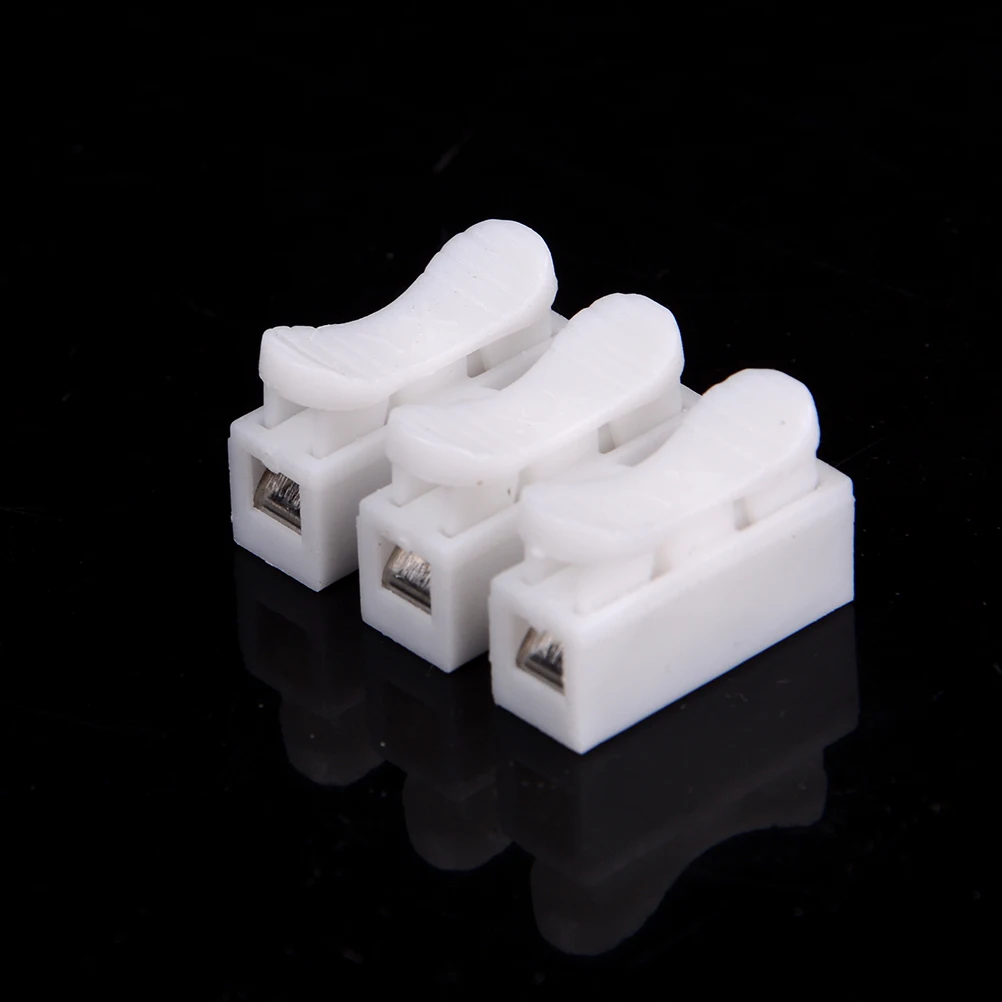 10 шт. 3 контактный пружинный зажим для кабеля самоблокирующийся пресс клемма