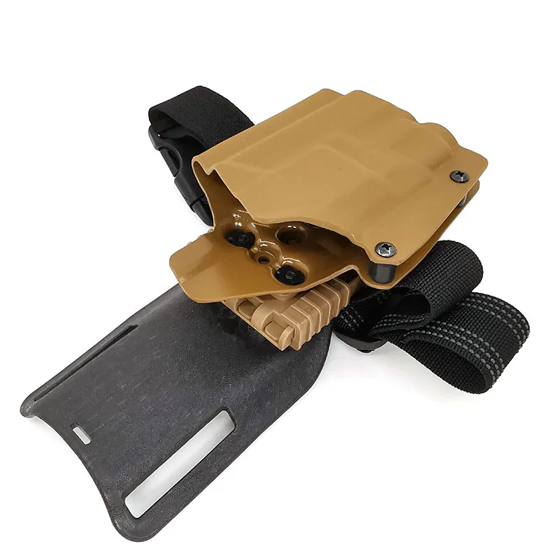 Тактическая кобура для glock серии, VP9, PPQ, FNS9 кобура посадочный адаптер Saistrap костюмы(можно установить лампу TLR-7