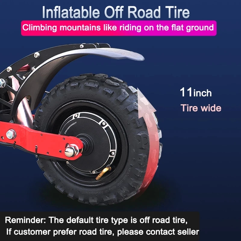 Günstig Erwachsene Elektrische Roller 60 V 3200W Dual-drive Off-road Elektro Roller Max Geschwindigkeit 75 Km/h Disc Hydraulische Bremse Mit 20 Ah Lithium-