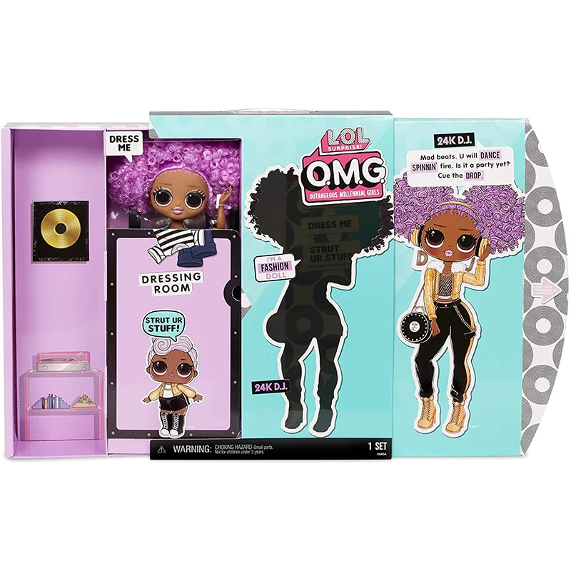 

LOL Surprise OMG 24K D.J. Fashion Doll with 20 Surprises Doll 25 Surprises with Lol Dolls Girls Kids Toys