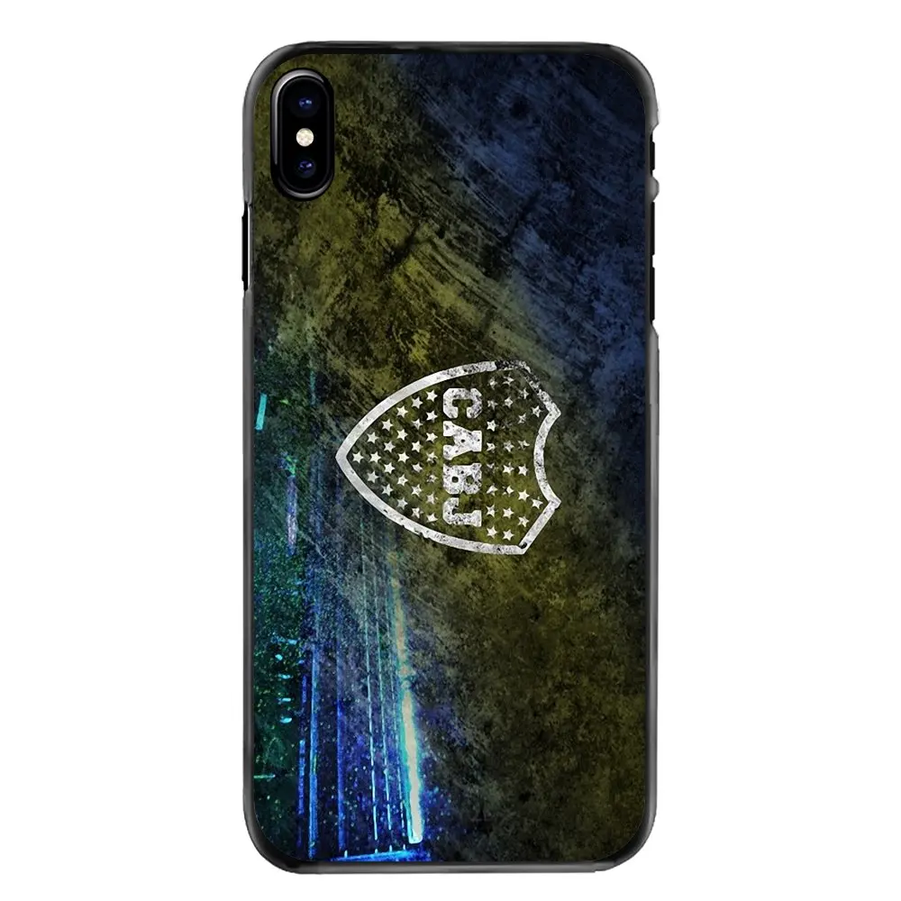Case Cover For iPhone 4 4S 5 5S 5C SE 6 6S 7 8 Plus X XR XS Max iPod Touch Argentina boca juniors Club Football Stars Logo |