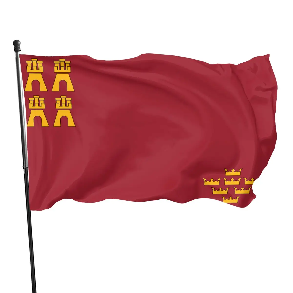 

Флаг Испании Мурсии для 90x150 см