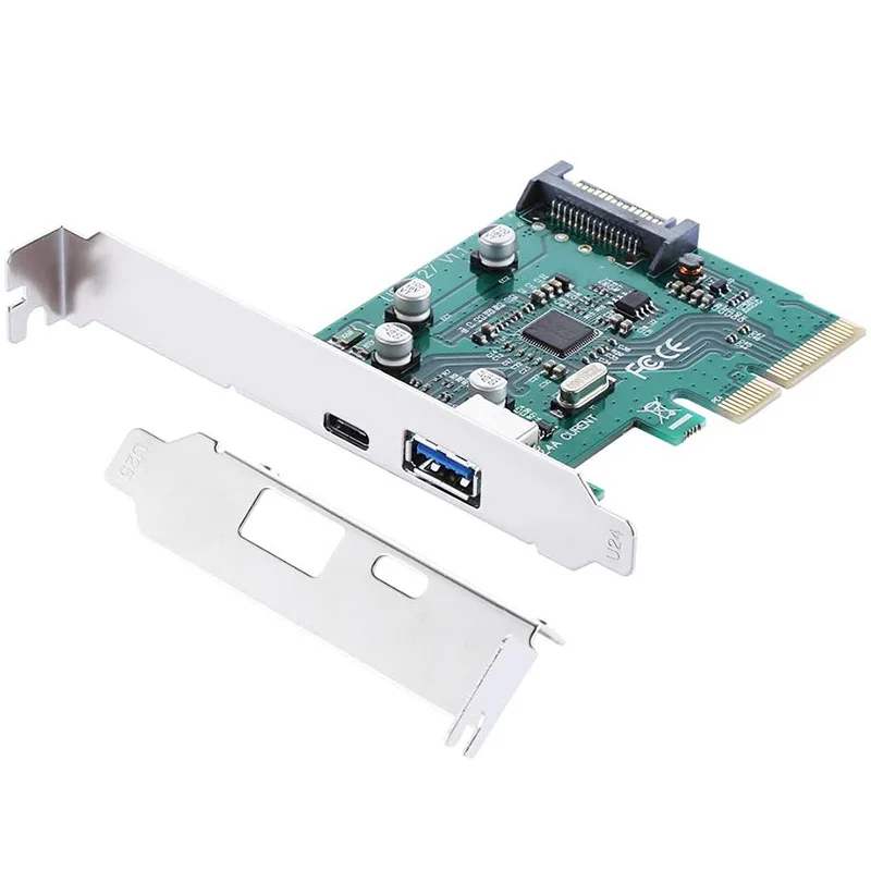 USB 3 1 PCIE карты 2 Порты и разъёмы супер быстрый 10 Гбит/с Тип C PCI Express расширения хост