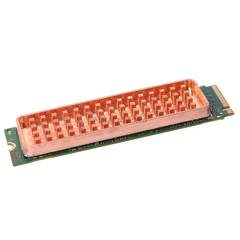 Медный радиатор NVME NGFF M.2 2280 SSD металлический лист теплопроводность силиконовый