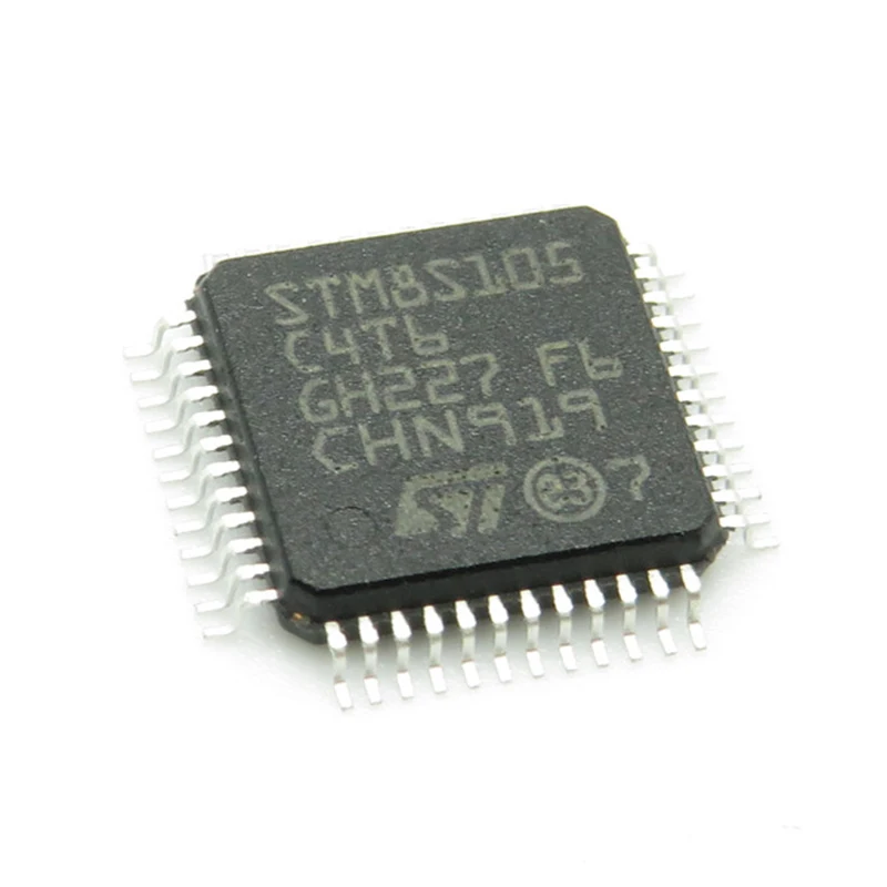 1-100PCS STM8S105C4T6 QFP48 STM8S1058-bit Embedded Microcontroller Integrated IC Chip MCU Brand New Original