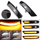 Для Ford Focus 2 MK2 2008-2011 Focus 3 MK3  MK3.5 2011-2018 хэтчбек Черный светодиодный Динамический указатель поворота