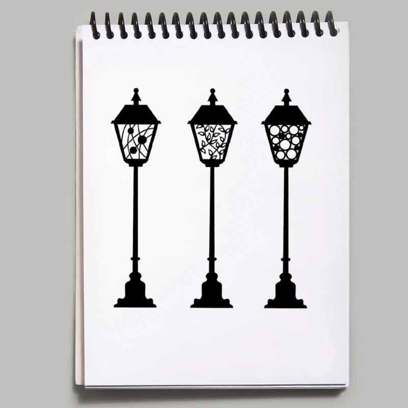 

Street Lamp Metal Cutting Dies Stencil Scrapbooking DIY Album Stamp Paper Card