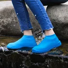 Водонепроницаемый чехол для обуви из силиконового материала унисекс, защитные сапоги от дождя для дома и улицы, для дождливых дней, большого размера