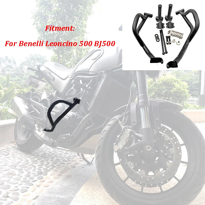 Для Benelli Leoncino 500 BJ500 moto rcycle moto защита двигателя Крушение Бар Рамка протектор левый и правый BJ500