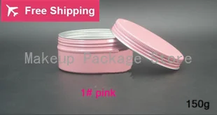 Пустые круглые цветные алюминиевые металлические жестяные банки 150 г 30 шт./лот