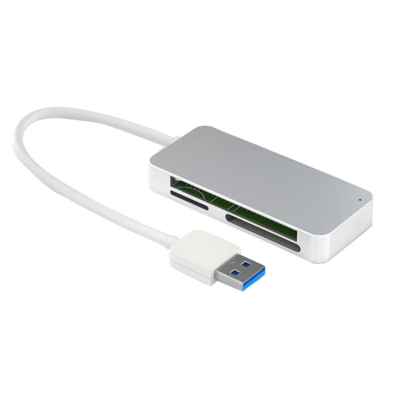 C9GD алюминиевый 3 слота кардридер в 1 USB 0/Type C к CF TF SD многослойный адаптер для Linux ПК
