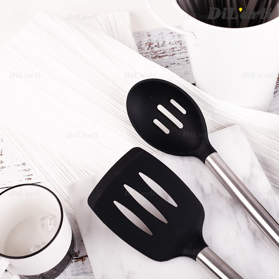 Силиконовая набор кухонной утвари антипригарной посуды Инструмент для