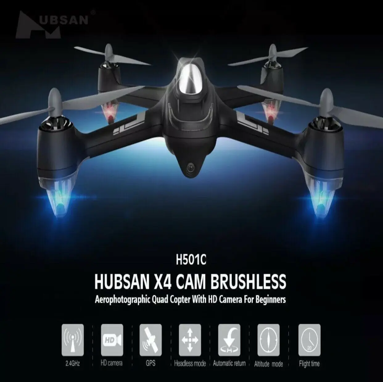 

Бесщеточный Дрон Hubsan Drone H501C Drone X4 Cam