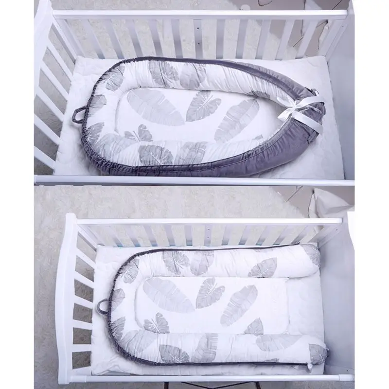 

Travel Baby Sleep Nest Bed Soft Breathable Cotton Infant Lounger Portable Newborn Crib