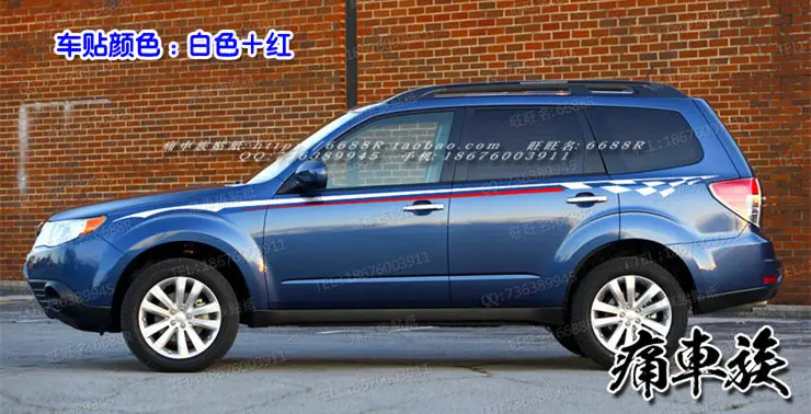 車のステッカースバルフォレス外装装飾ステッカーフォレスター Suv オフロード車のチューニング用品フィルム