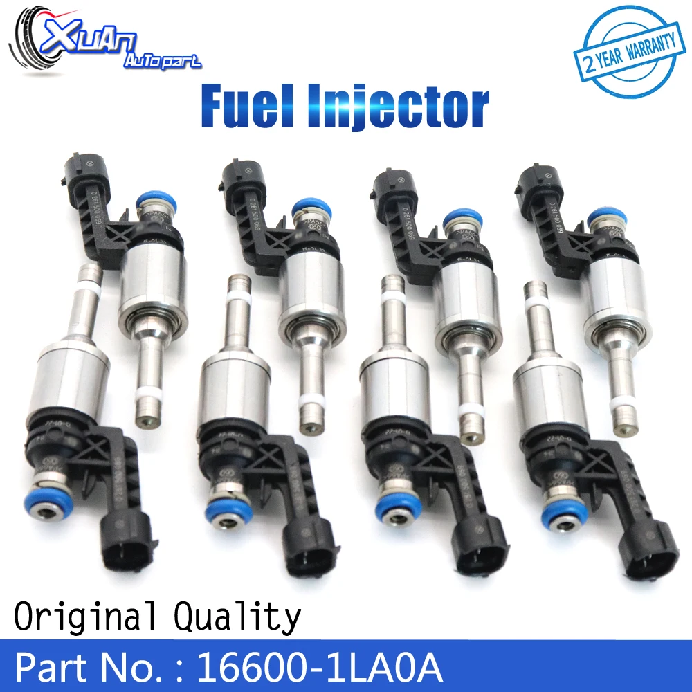 

XUAN 8pcs/lot Car Fuel Injectors Nozzle 16600-1LA0A For Infiniti QX56 M56 5.6L 2011 2012 2013 166001LA0A