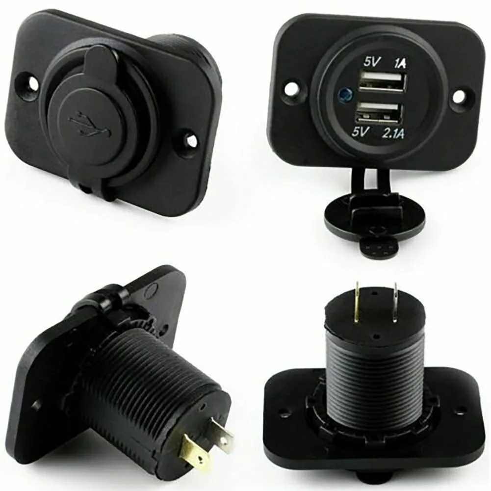 

Universal Motorcycle Cigarette Replacement Socket 12V 2.1A Accessory Black