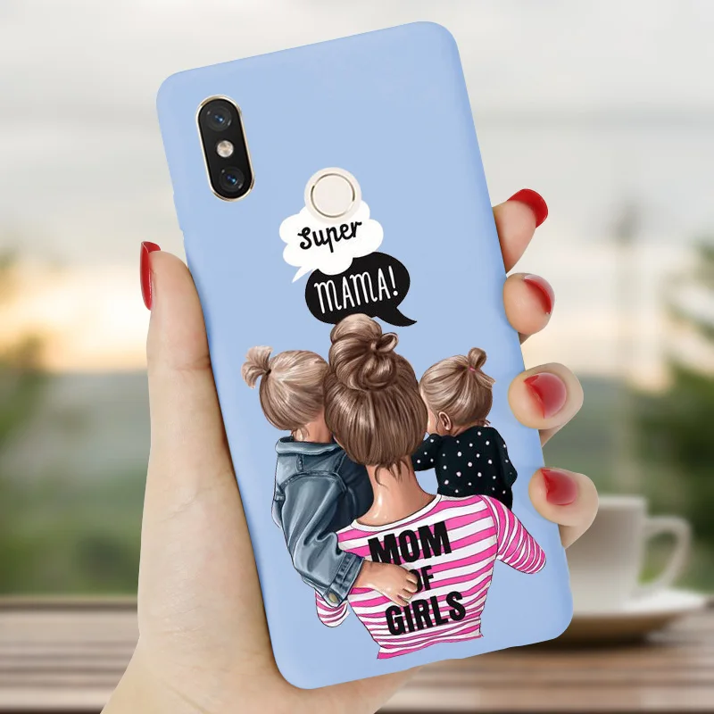 LSMM2 Детский чехол для телефона Super Mom Girl для Xiaomi Redmi Note 8 PRO 8 T 8 T 7 6 5 Plus 5A 6A 7A 8A чехол для Redmi 7 силиконовый чехол-бампер - Цвет: LSMM2