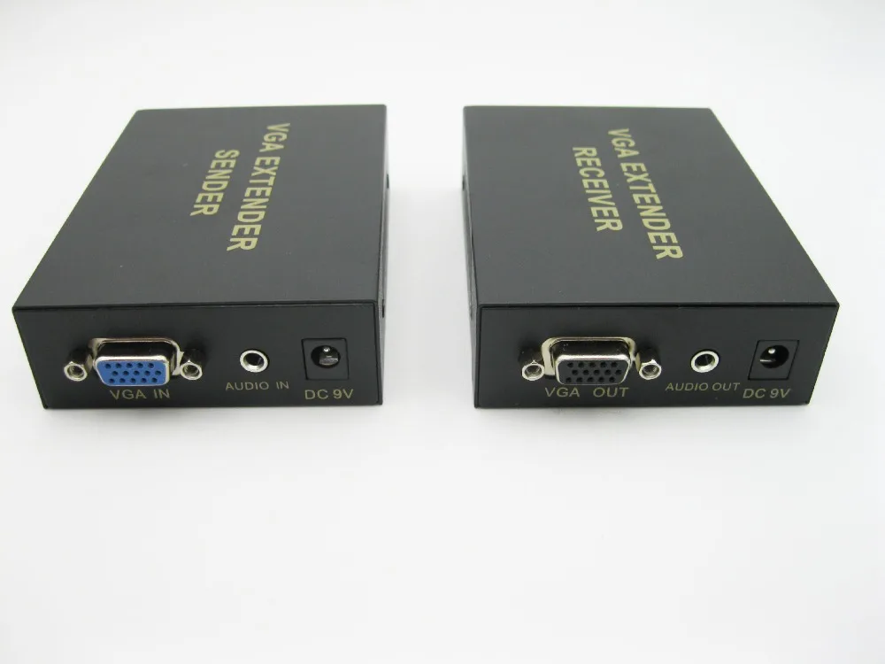 300 м HD 1080P VGA UTP удлинитель 1x1Splitter с аудио по Cat5/5e/6 RJ45 ethernet кабель Поддержка