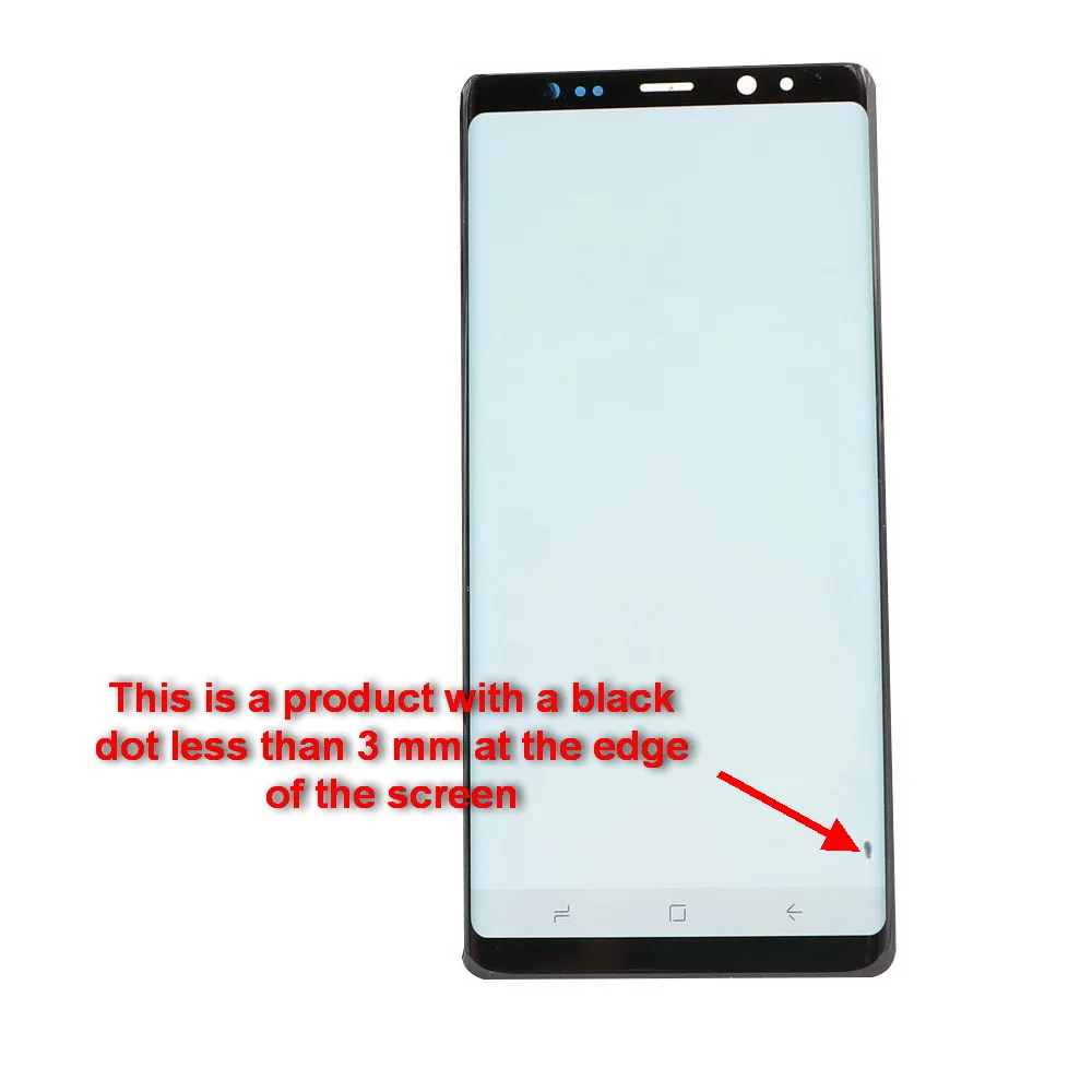 6," супер AMOLED для SAMSUNG Galaxy NOTE8 lcd N950 N950F дисплей сенсорный экран запасные части с черными пятнами