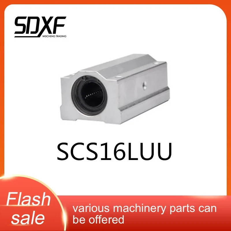1 шт./лот SCS16LUU 16 мм Линейный шарикоподшипник детали фрезерного станка с