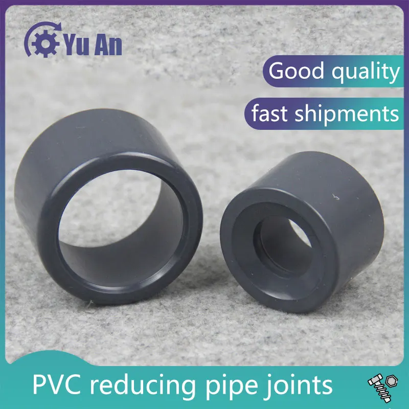 

PVC Reducing Pipe Connector Bushing Garden Irrigation Water Pipe Joints Double Water Supply Pipe Filling Core Pipe Fittings 1pcs